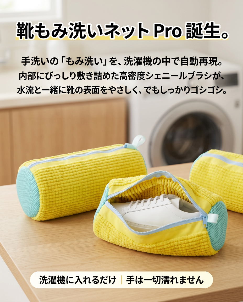 靴もみ洗いネット Pro 製品写真