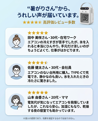 氷涼ミニクーラー Pro（ひょうりょうミニクーラー プロ）