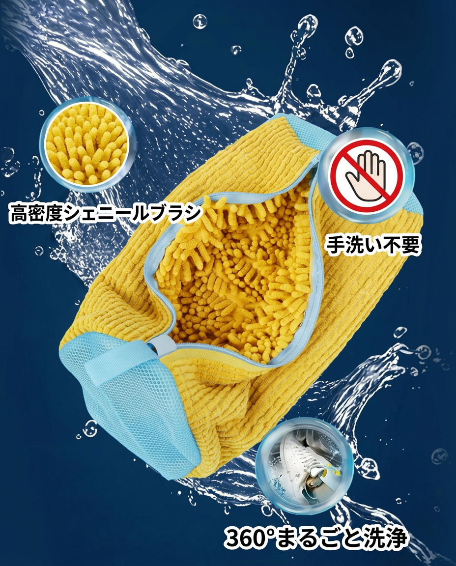靴もみ洗いネット Pro（くつもみあらいネット プロ）